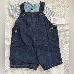 Just One You by Carter's Dark Blue Kids Overalls